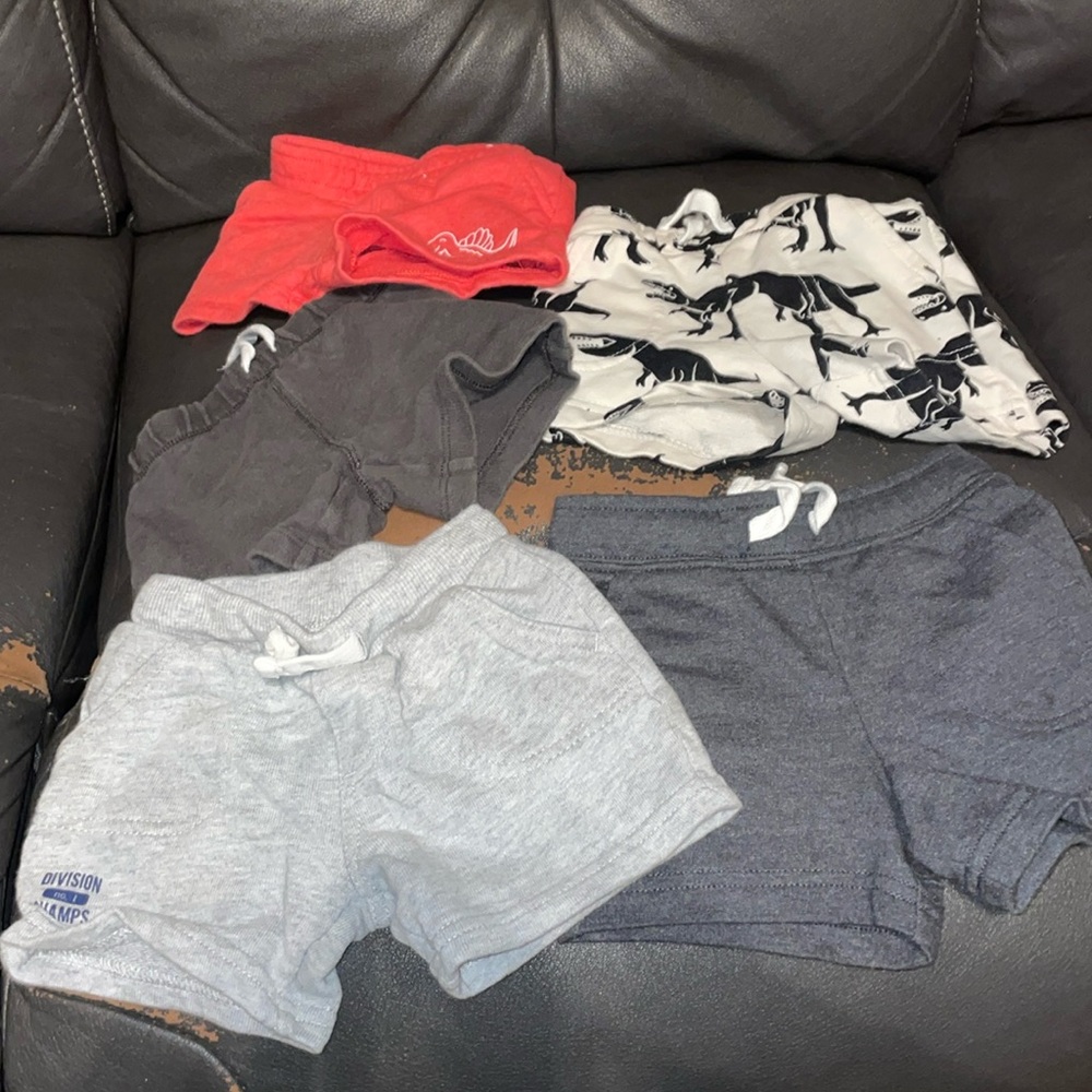 6-12m Baby Boy sweat shorts lot
